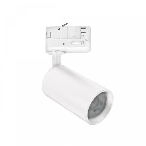 Spot sur rail triphasé GU10 Madara Altro - Blanc, sans source lumineuse