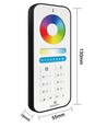 Télécommande tactile Gledopto RGB+CCT - 6 zones, batterie