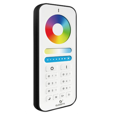 Télécommande tactile Gledopto RGB+CCT - 6 zones, batterie
