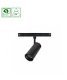 Spot sur rail System Shift 6W Spot S pour 48V - 24 degrés, RA90, noir, 5 ans de garantie