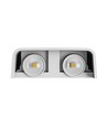 Applique murale 4W Luna haut/bas - IP54 extérieur, CCT, 3 couleurs, blanc, LED incl.