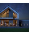 Applique murale 4W Luna haut/bas - IP54 extérieur, CCT, 3 couleurs, blanc, LED incl.