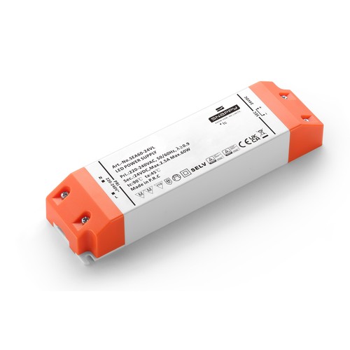 Alimentation Snappy 60W / 24V DC - 2,5A, IP20 intérieur