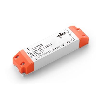 Alimentation Snappy 60W / 24V DC - 2,5A, IP20 intérieur