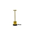 Lampe de table LED rechargeable avec charge sans fil - Or, IP54 intérieur/extérieur, tactile dimmable