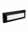 Luminaire d'escalier LED 6W, CCT - 3 couleurs, IP54, noir, applique extérieure