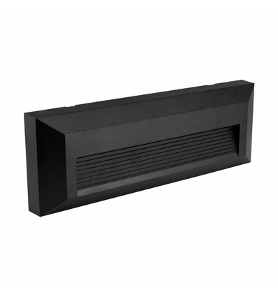 Applique murale 6W Encanta Asymmetric CCT - IP54, noir, 750lm, 3 couleurs de lumière, façade/extérieur