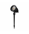 FLORI Ligero lampe de jardin 6W - noir, avec piquet, diffusion 40°, IP65, 230V