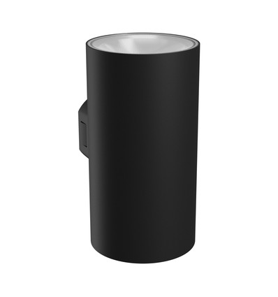 Applique murale haut/bas Torre 18W - IP54 extérieur, Ronde, CCT, 3 couleurs de lumière, noir, source lumineuse incluse