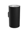 Applique murale haut/bas Torre 18W - IP54 extérieur, Ronde, CCT, 3 couleurs de lumière, noir, source lumineuse incluse