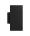 Applique murale haut/bas 18W Torre - IP54 extérieur, CCT, carrée, 3 couleurs de lumière, noir, source lumineuse incluse