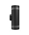 Applique murale anneau Torre 18W - IP54 extérieur, Ronde, CCT, Noir, Haut/bas, 3 couleurs de lumière, source lumineuse incluse