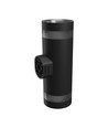 Applique murale anneau Torre 18W - IP54 extérieur, Ronde, CCT, Noir, Haut/bas, 3 couleurs de lumière, source lumineuse incluse