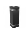 Applique murale anneau Torre 18W - IP54 extérieur, CCT, carrée, 3 couleurs de lumière, noir, haut/bas, source lumineuse incluse