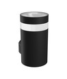 Applique murale anneau Torre 9W - IP54 extérieur, ronde, CCT, 3 couleurs de lumière, noir, source lumineuse incluse