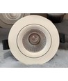 Spot encastrable 9W Ø11,5cm dimmable RA90 - Découpe : Ø9,5 cm, Dimensions : Ø11,5 cm, Bord blanc
