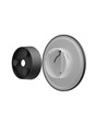 Applique murale 12W - IP44 extérieur, Ø18cm, 3 couleurs de lumière, noir, CCT