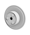 Applique murale 12W - IP44 extérieur, Ø18cm, 3 couleurs de lumière, Blanc