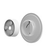 Applique murale 12W - IP44 extérieur, Ø18cm, 3 couleurs de lumière, Blanc