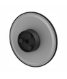 Applique murale 18W - IP44 extérieur, Ø25cm, 3 couleurs de lumière, Noir, CCT