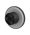 Applique murale 9W - IP44 extérieur, Ø12cm, 3 couleurs de lumière, CCT, noir