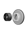 Applique murale 9W - IP44 extérieur, Ø12cm, 3 couleurs de lumière, CCT, noir