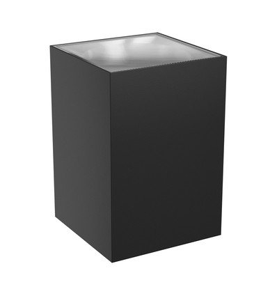 Applique murale Torre 9W - IP54 extérieur, CCT, carrée, 3 couleurs de lumière, noir, source lumineuse incluse