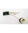 Douille GU10, céramique, avec support pour downlight