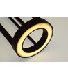 Outlet: Vase à fleurs avec lumière LED intérieur/extérieur - Noir, dimmable, IP54 extérieur