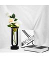 Outlet: Vase à fleurs avec lumière LED intérieur/extérieur - Noir, dimmable, IP54 extérieur