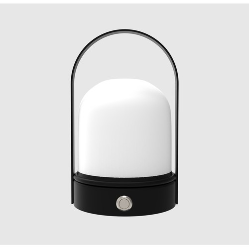 Lampe de table LED rechargeable Intérieur/extérieur - Noir, dimmable, IP54 extérieur