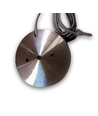Spot de meuble Ø6cm Sono60 RA92 - 12V DC, Dimensions : Ø6 cm, montage en saillie, éclairage de placard, acier brossé
