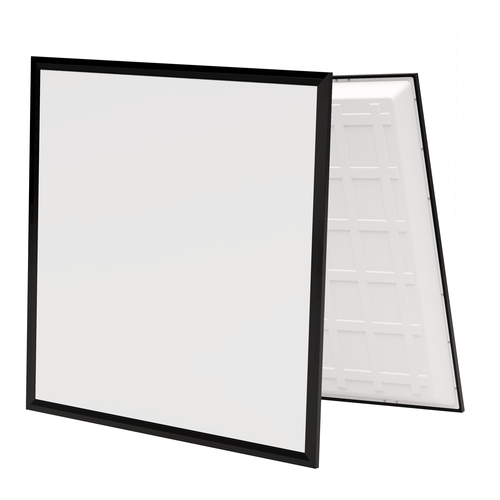 Dalle LED CCT 60x60, 36W - Hauteur: 35mm, 140lm/W, bord noir