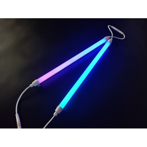 120cm 17W CyberTube RGBIC - 24V DC, IP67, câblage traversant