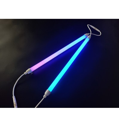 120cm 17W CyberTube RGBIC - 24V DC, IP67, câblage traversant