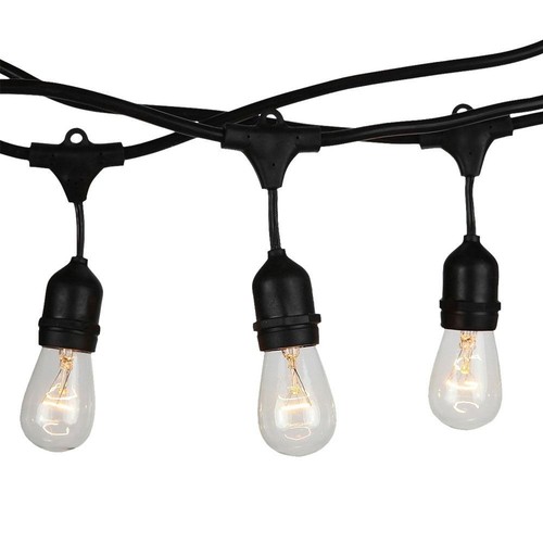 Guirlande lumineuse V-Tac pour 10 ampoules E27 - 5 mètres, IP54, 230V, sans source lumineuse