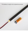 Éclairage 120cm pour panneau acoustique, noir - Ruban LED CCT, kit complet avec profilé alu