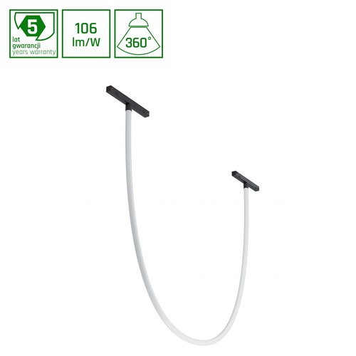 Rail lumineux magnétique 150cm 24W SHIFT Neon L, 48V - 3000K, RA>90, 106lm/W, Ø22mm