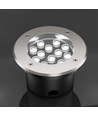 Spot encastrable LEDlife - 12W, rond, acier inoxydable, 24V AC/DC