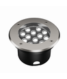Spot encastrable LEDlife - 12W, rond, acier inoxydable, 24V AC/DC