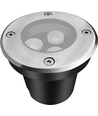 Spot encastrable LEDlife - 3W, rond, acier inoxydable, 24V AC/DC