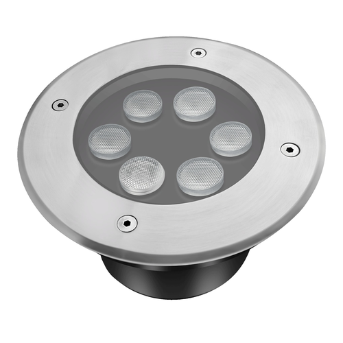 Spot encastrable LEDlife - 6W, rond, acier inoxydable, 24V AC/DC
