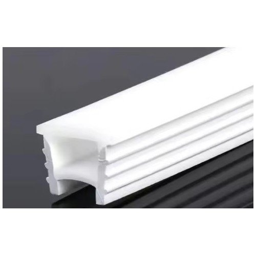 Profilé silicone 13x11 à encastrer - Par mètre, perçage 10x10mm, compatible ruban LED 5-8mm