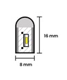 9W par mètre Blanc chaud 8x16 CLIP-ON Neon Flex LED - 230V, IP67
