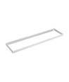 Cadre pour panneau LED 120x30 - Montage rapide, coins en plastique, sans vis apparentes, bord blanc