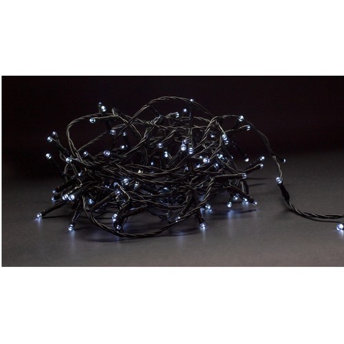 Guirlande lumineuse LED de Noël 9 m, blanc froid - 120 LED, IP44 extérieur, 230V