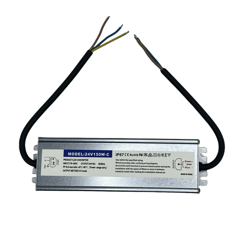 Alimentation 150W / 24V DC - 6.25A, IP67 étanche