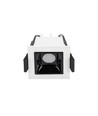 GRID - Modèle S - Grille encastrée 47x45x45 mm, 4W, 45° Blanc sans source lumineuse