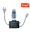 Contrôleur CLIP-ON WIFI Smart Home RGB 230V - Incl. bouchon de fin, pour 230V, fonction mémoire, 100 m