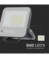 Projecteur LED 50W - RGB, lampe de travail, avec télécommande